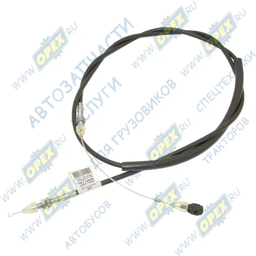 220695-1108050 Трос (газа) акселератора ф7 L=2000 в оплетке с наконечниками УАЗ-3741,2206,452 (дв.УМЗ-4213,ЗМЗ-4091) инжектор АвтоТрос