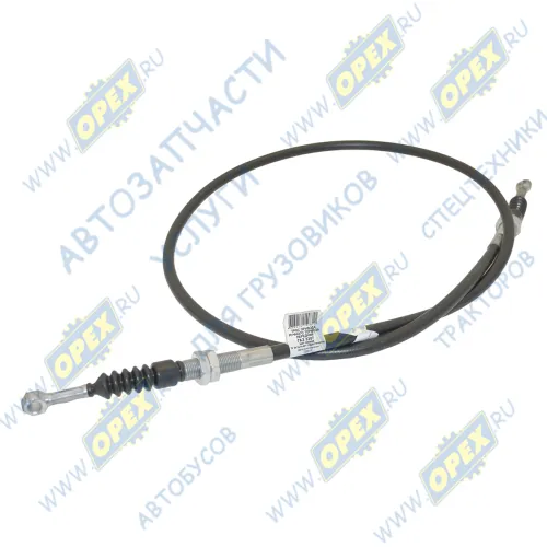 3307-3508068 Трос ф12 L=1768 в оплетке с наконеч.ф10/ф10 стояночного тормоза L=1770 ГАЗ-3307,3309 (1410х0х0); передний АвтоТрос