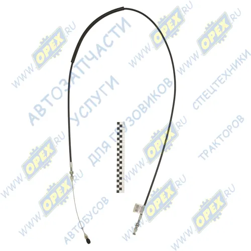 220695-1108050 Трос (газа) акселератора ф7 L=2000 в оплетке с наконечниками УАЗ-3741,2206,452 (дв.УМЗ-4213,ЗМЗ-4091) инжектор АвтоТрос1