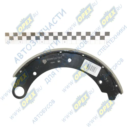 42000.315100-3501090-10 Колодка тормозная ГАЗ,УАЗ задняя (барабан) (длинная накладка) 1шт; усиленная АДС2