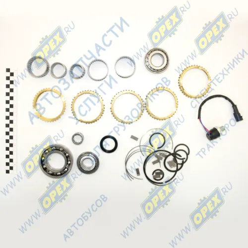 №018-20 РМК КПП 5-ти ступ. (УАЗ 452,469); подшипники,кольца синхронизатора,стопорные кольца АДС1