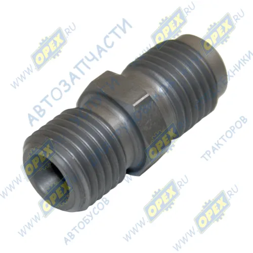 А-04-001-01-00-00 Фитинг Штуцер Рнаруж=М14х1,5/М14х1,5 К=15 L=35 к форсунке А-04-001-00-00-00 кален. АЗПИ