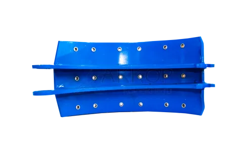 6520-3501090-50 Колодка тормозная (180мм) передняя с накладками; литая (1 шт) короткая накладка АККОР1