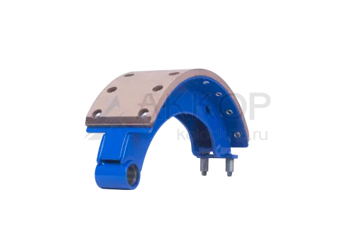 16375-3501090 Колодка тормоз.(12/ам) двухреберная АККОР