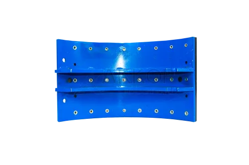 3095196 Комплект тормозных колодок (2 шт) 410х200; усиленные; срез/срез (накладки 19071) RVI Kerax (2000-2020), VOLVO FH12 (1993-2020) АККОР