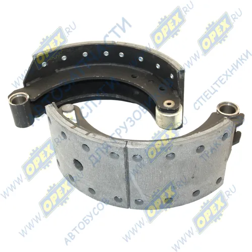 1654326-3501090\91 Колодка тормозная МАЗ п/прицеп (160х420); (комплект 2 шт.) левая/правая АККОР