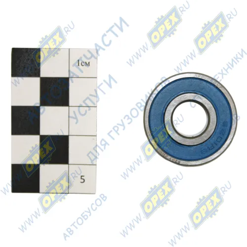 180201 С17 (6201 2RS) Подшипник 12х32х10 шарик.радиал. 1-ряд. (закрытый) АПП1
