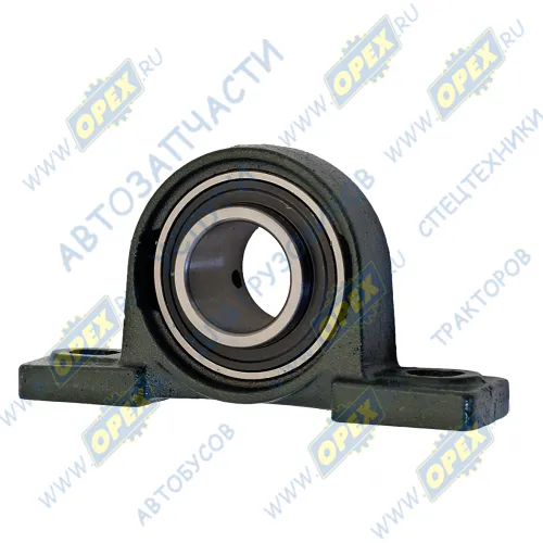 480208 (UCP208) Подшипник корпусной UCP 208 (подшипниковый узел) 180х97 2 отв. ф17 АПП1