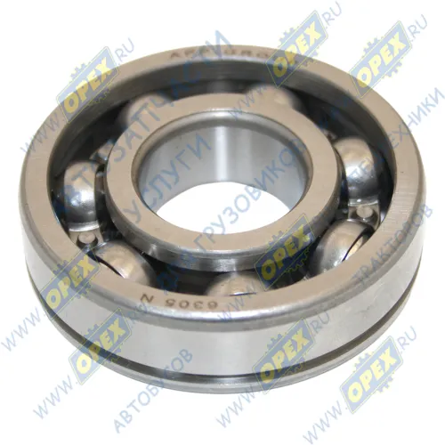 50305 (6305N) Подшипник 25х62х17 шарик.радиал. 1-ряд. (со стопор.канавкой) АПП