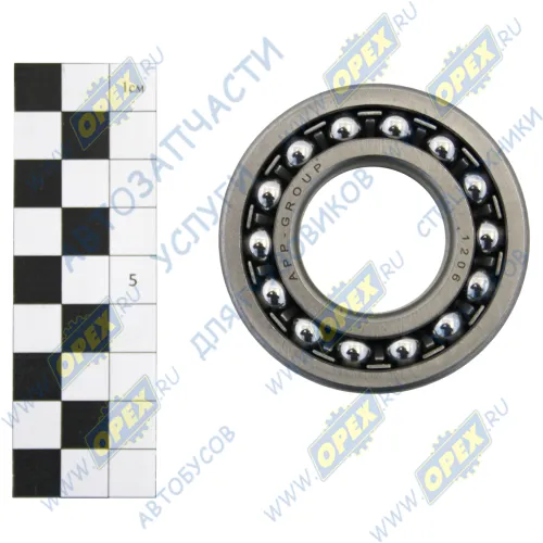 1206 Подшипник 30х62х16 шарик. радиал. 2-ряд. сферич.; механизма рулевого Т-150,с/х АПП1