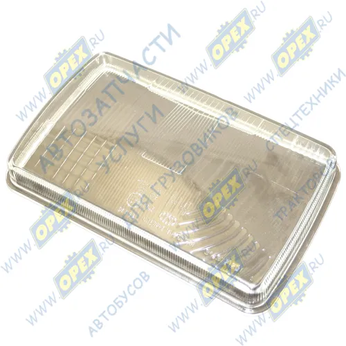 1841 Стекло фары (прямоугольное) /ГАЗ.МАЗ/; 34.3711201 Астера