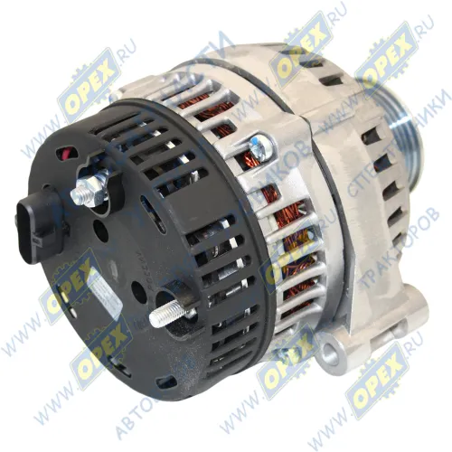 4542.3771 Генератор 28в КАМАЗ (ЕВРО-3,4) поликл.шкив 6 руч. ф60 h=30 с пятипин.разъемом KAMAZ 5460 eng. 740.64-420 Euro-3 2003-; 80А АТЭ-11