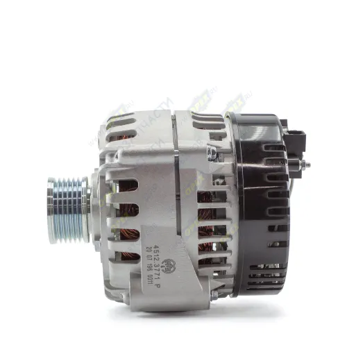 4512.3771 Генератор 28в МАЗ, УРАЛ (дв. ЯМЗ-658 ЕВРО-2,3) поликлин.шкив 6 ручьев (а/м до 2009г.в.) один кронштейн; 80А АТЭ-11