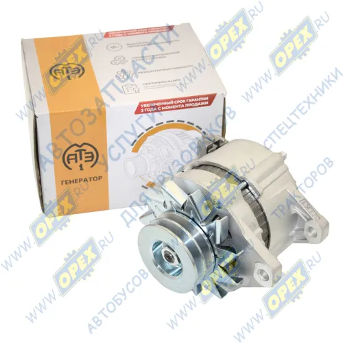 Г273В2-3701-03 Генератор 28В МАЗ,УралАЗ,МоАЗ шкив 2 ручья; 50А с доп.выводом фазы АТЭ-1