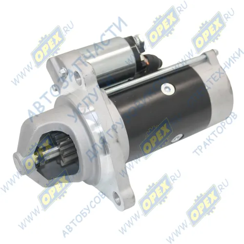 2402.3708000 Стартер 12В, 4.0-4.9кВт, МТЗ,ГАЗ,ПАЗ,ЗИЛ-5301 (дв.ММЗ-240,243,245) с колоколом; 4,0 кВт (редукторный) АТЭ-11