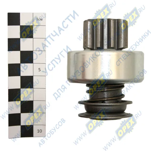 7402.3708.600 Привод стартера (бендикс) Z=10; фвнутр=14; внутр.шлиц=6; h=27 L=80 ЗИЛ АТЭ-12