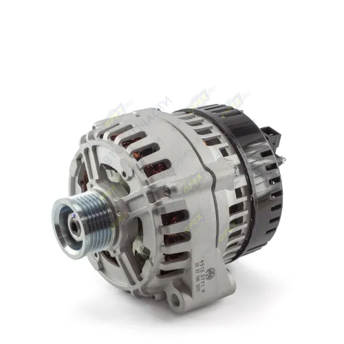 4512.3771 Генератор 28в МАЗ, УРАЛ (дв. ЯМЗ-658 ЕВРО-2,3) поликлин.шкив 6 ручьев (а/м до 2009г.в.) один кронштейн; 80А АТЭ-1