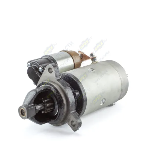 74.3708000-01 Стартер 12В, 2.7-3.6кВт, МТЗ,ГАЗ,ПАЗ,ЗИЛ-5301 (дв.ММЗ-240,243,245) с колоколом; 3.3кВт АТЭ-1