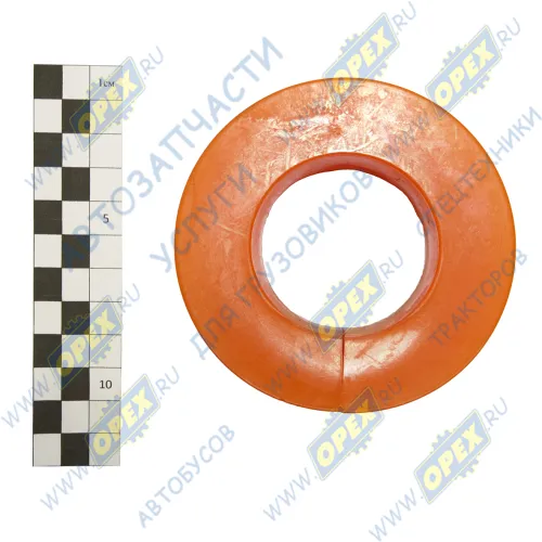5516-2916030 Втулка стабилизатора МАЗ (ф55х87 L=64 L1=53, полиуретан красный) нижняя АШ1