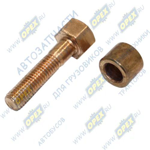 А240Н-1008504/10 Болт С/И М10х45х1.5,Р=35,К=17 коллектора выпускного ЯМЗ; со втулкой н/о+втулка (сталь)Ф10х18,L=14 АШ