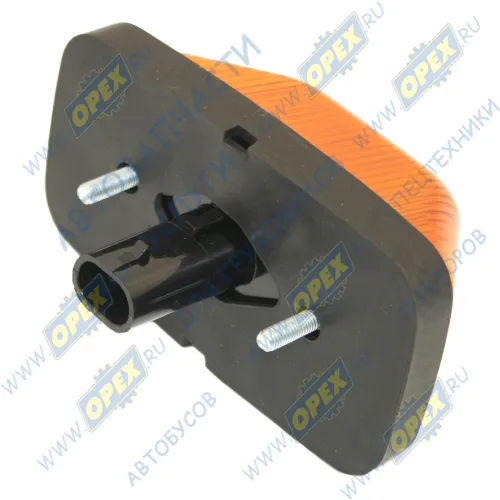 641.3726-02 Указатель поворота 24в Волгабас, ГАЗ, Камаз, ПАЗ; оранжевый (овальный разъем) АЭК1