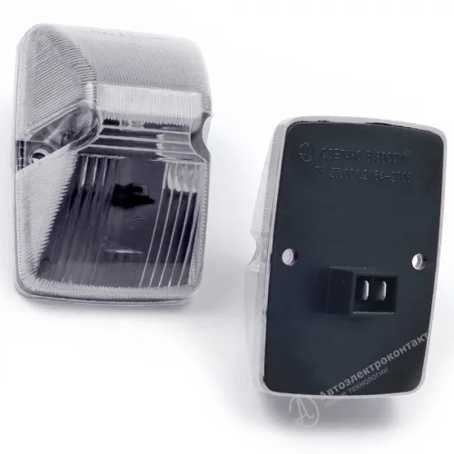 611.3731-02 Фонарь габаритный прозрачный (пирамида); 12/24В светодиод (фишка наружняя) АЭК