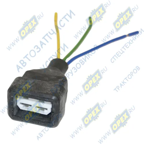 9007СБП Колодка соединительная 4 конт. серии 6,3мм; 4 конт. с 3-мя проводами и пыльником (5426) АЭНК