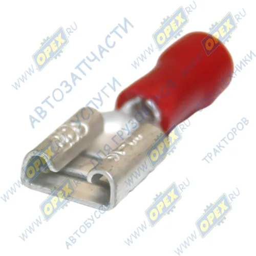 РПИ-М1,5-6,3 Клемма "мама" серии 6,3 наружняя (под провод 1.5мм); с изоляцией ПВХ красная (3717) АЭНК