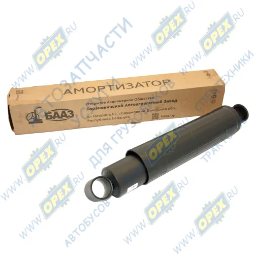 А1-300/475.2905006-05 Амортизатор подвески (475/300) передний МАЗ,КАМАЗ,КРАЗ,УРАЛ,ЛАЗ; (пластмассовый кожух) БААЗ