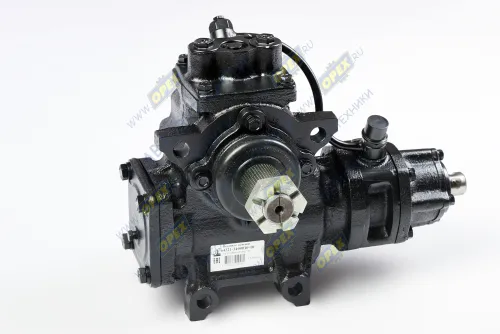 64221-3400010-10 Механизм рулевой МАЗ (поросёнок) с распределителем (высокая кабина, сошка справа, МАЗ-5440, 6430) БААЗ2