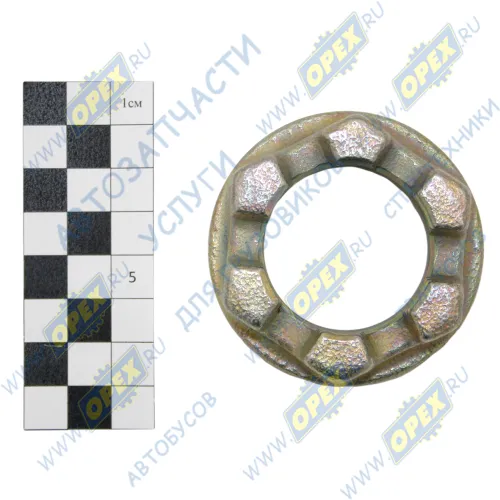 5335-2402036 Гайка ГОСТ-5918 М39х2; h=22 К=54, (коронч.) штанги реактивной,буксирного прибора МАЗ БААЗ1