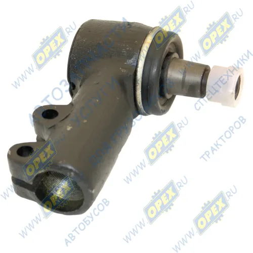 6422-3003056-01 Наконечник рулевой тяги правый C=30 Рвнутр=М39х1,5/М24х1,5 L=155 под болты МАЗ; масленка торцевая БААЗ