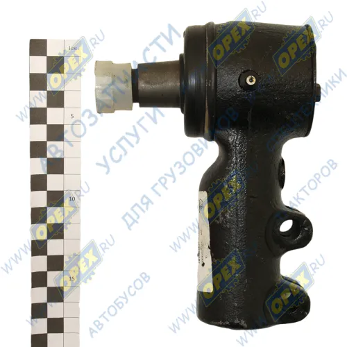 УЛИГ.6422-3003056 Наконечник рулевой тяги правый C=30 Рвнутр=М39х1,5/М24х1,5 L=155 под болты МАЗ; масленка боковая БААЗ1