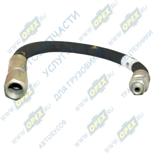 6430-5009160 Шланг МАЗ-6430,4370 подъема кабины (РВД ф15 L=420 Г=М14+К17-19/Ш=М10+К12 обрат.конус) БААЗ