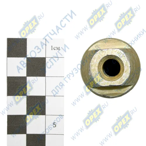 5432-2902478 Палец ушка рессоры МАЗ передней (ф32х160, с двумя прот-ми и торц.отв. с двух сторон d=14 d-10) БААЗ2