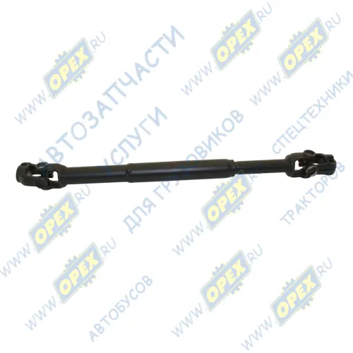 6430-3444050-010 Вал карданный рулевой МАЗ нижний (Lmin=678 mm. Lmax=917 mm.); вилка шлиц/шпонка БААЗ1