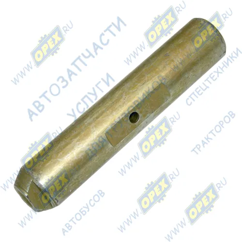 5432-2902478 Палец ушка рессоры МАЗ передней (ф32х160, с двумя прот-ми и торц.отв. с двух сторон d=14 d-10) БААЗ