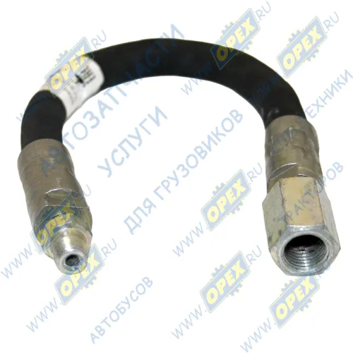 5336-5009160 Шланг МАЗ подъема кабины (ф16 L=320-365 Г=М14+К17/Ш=М10+К12) БААЗ1