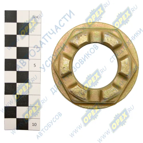 374964 Гайка С/И М42х2 h=29, К=63 корончатая , фланцевая хвостовика редуктора МАЗ (корончатая) БААЗ1