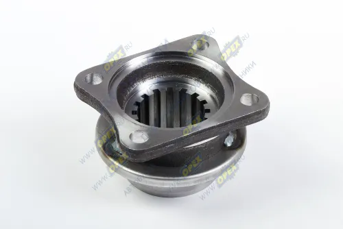 4370-2402061 Фланец редуктора МАЗ заднего моста (L=108х122 dпосад=60 h=80 4отв.ф14) БААЗ1