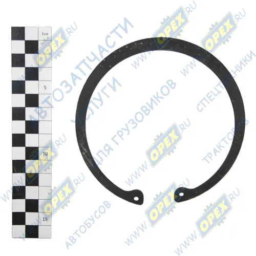 101-2919032 Кольцо стопор. наружн.(на вал) с ушками ф112х126х4, шарнира МАЗ-МАН Н/О (Л-образной штанги, ГОСТ 13943, Н/О) БААЗ