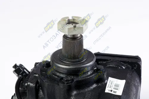 64221-3400010-10 Механизм рулевой МАЗ (поросёнок) с распределителем (высокая кабина, сошка справа, МАЗ-5440, 6430) БААЗ5