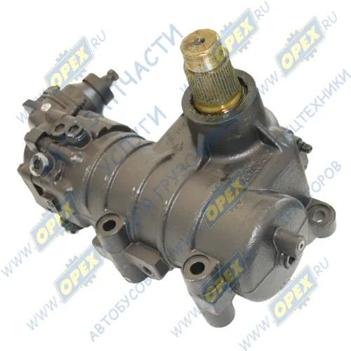 ШНКФ 453461.425-10 Механизм рулевой (поросёнок) КамАЗ со встроенным гидроусилителем; (с двумя дополнительными выводами магистралей для 4-осных а/м) БАГУ1