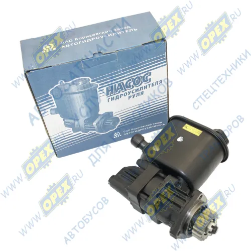 4310-3407200-01 Насос гидроусилителя (ГУРа) КАМАЗ в сборе с бачком и шестерней отвод М24 KAMAZ 4310 1979-/ LIAZ 5256 БАГУ1