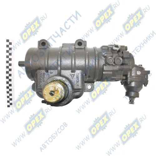 ШНКФ 453461.425-10 Механизм рулевой (поросёнок) КамАЗ со встроенным гидроусилителем; (с двумя дополнительными выводами магистралей для 4-осных а/м) БАГУ2