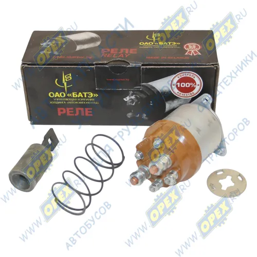 СТ230Б2-3708800-10 Реле втягивающее ЗИЛ-130 (для стартера СТ-230К4) ZIL-431410 /ZIL-130 / LAZ-695Н / LIAZ-677М ZIL-442160 /ZIL-433110/ ZIL-433360/ ZIL-494560 ZIL-433360 БАТЭ