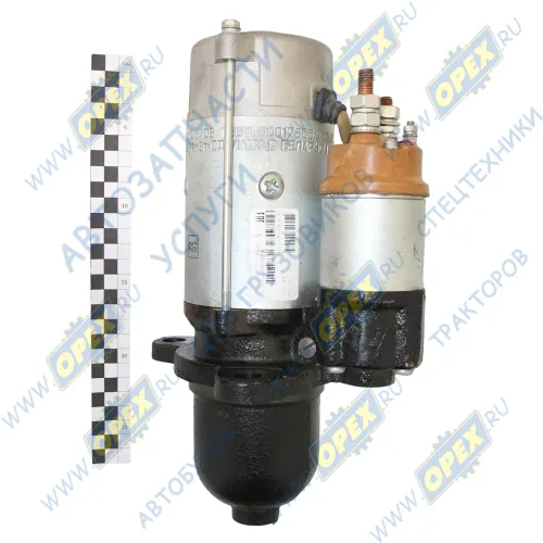 5402.3708000 Стартер 24В z=10 модуль-3,75 КАМАЗ ЕВРО-2 (крепеж 3 болта) с колоколом; 9,0кВт редукторный БАТЭ1