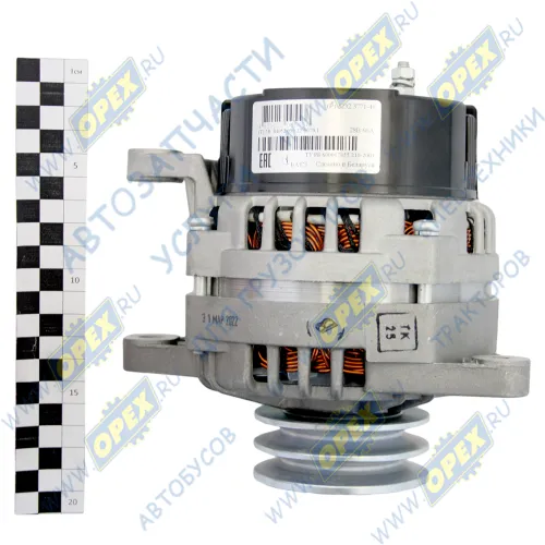 3232.3771-40 Генератор 28в 60А (с доп. фазой) КАМАЗ,МАЗ 2 ручья дв.ЯМЗ-236,238,КАМАЗ-740 БАТЭ2