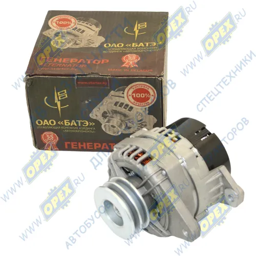 3232.3771-40 Генератор 28в 60А (с доп. фазой) КАМАЗ,МАЗ 2 ручья дв.ЯМЗ-236,238,КАМАЗ-740 БАТЭ