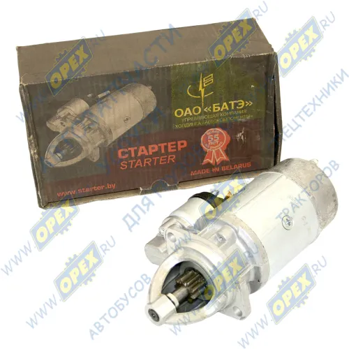 422.3708000-01 Стартер 12В z=9 ГАЗ,УАЗ с ЗМЗ-402 и мод.; 1,75кВт БАТЭ